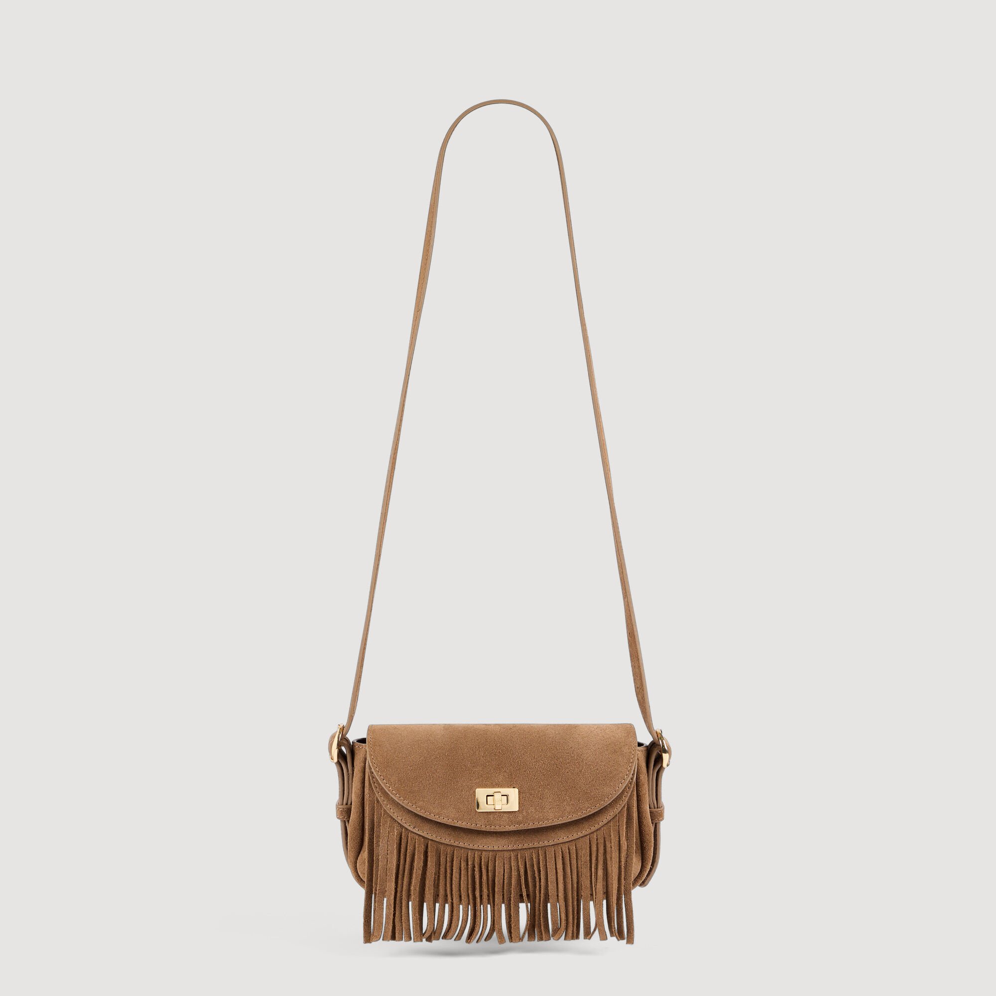 Mini Mambo suede bag
