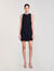 mini dress with rhinestone details
