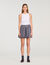 Striped rhinestone bubble skirt