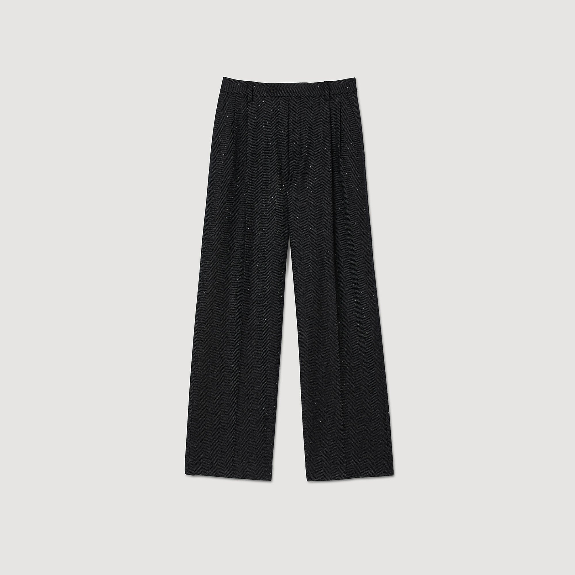 Striped trousers