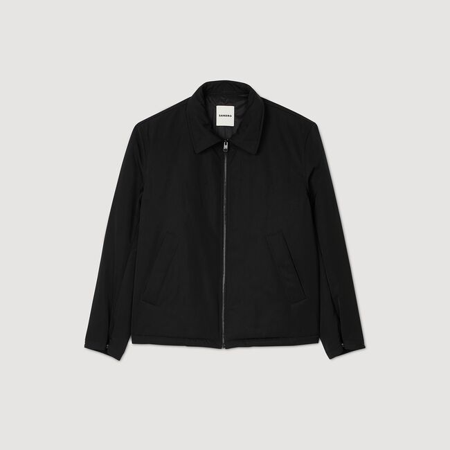 Quilted zip jacket