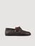 Leather boat shoe loafers