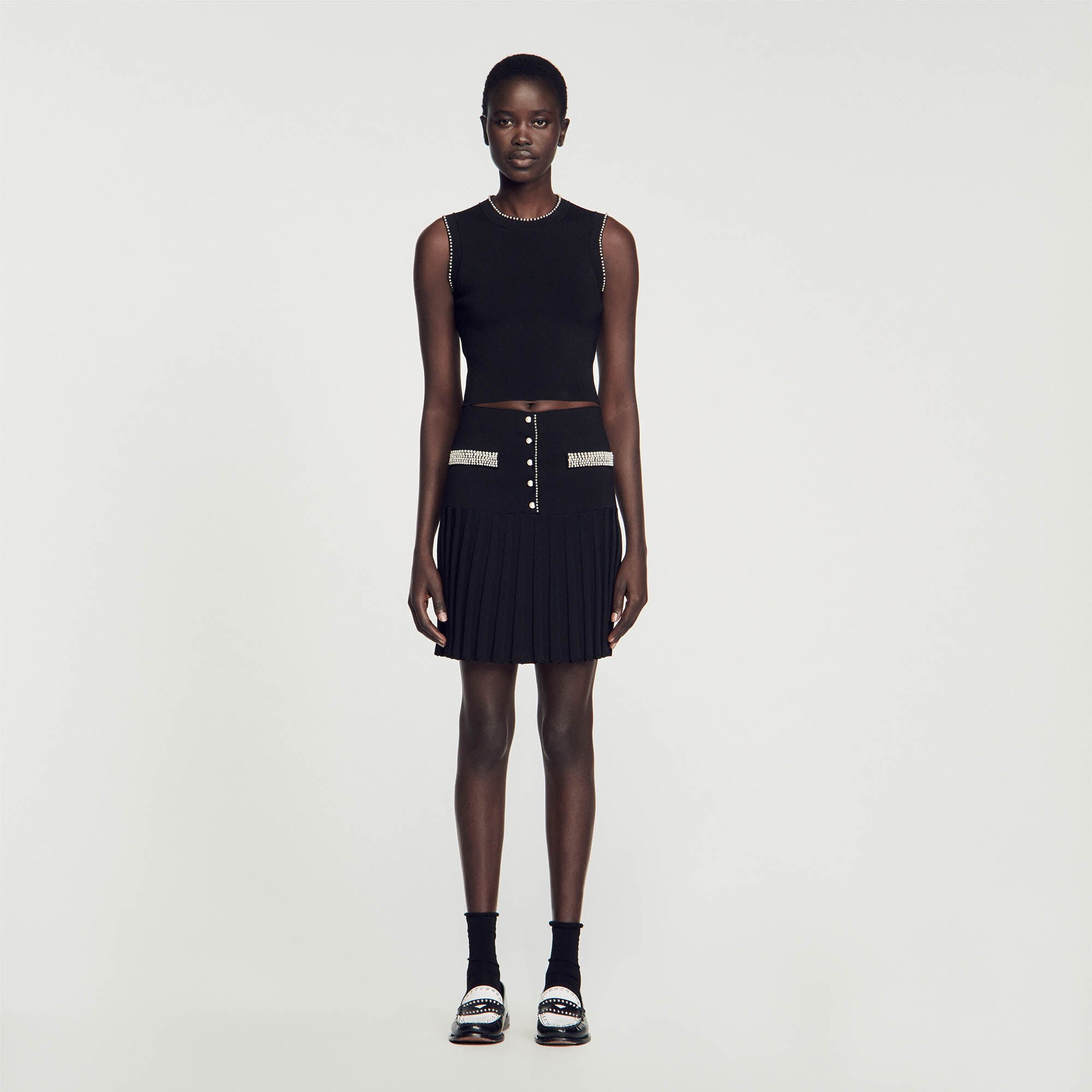 Short beaded skirt