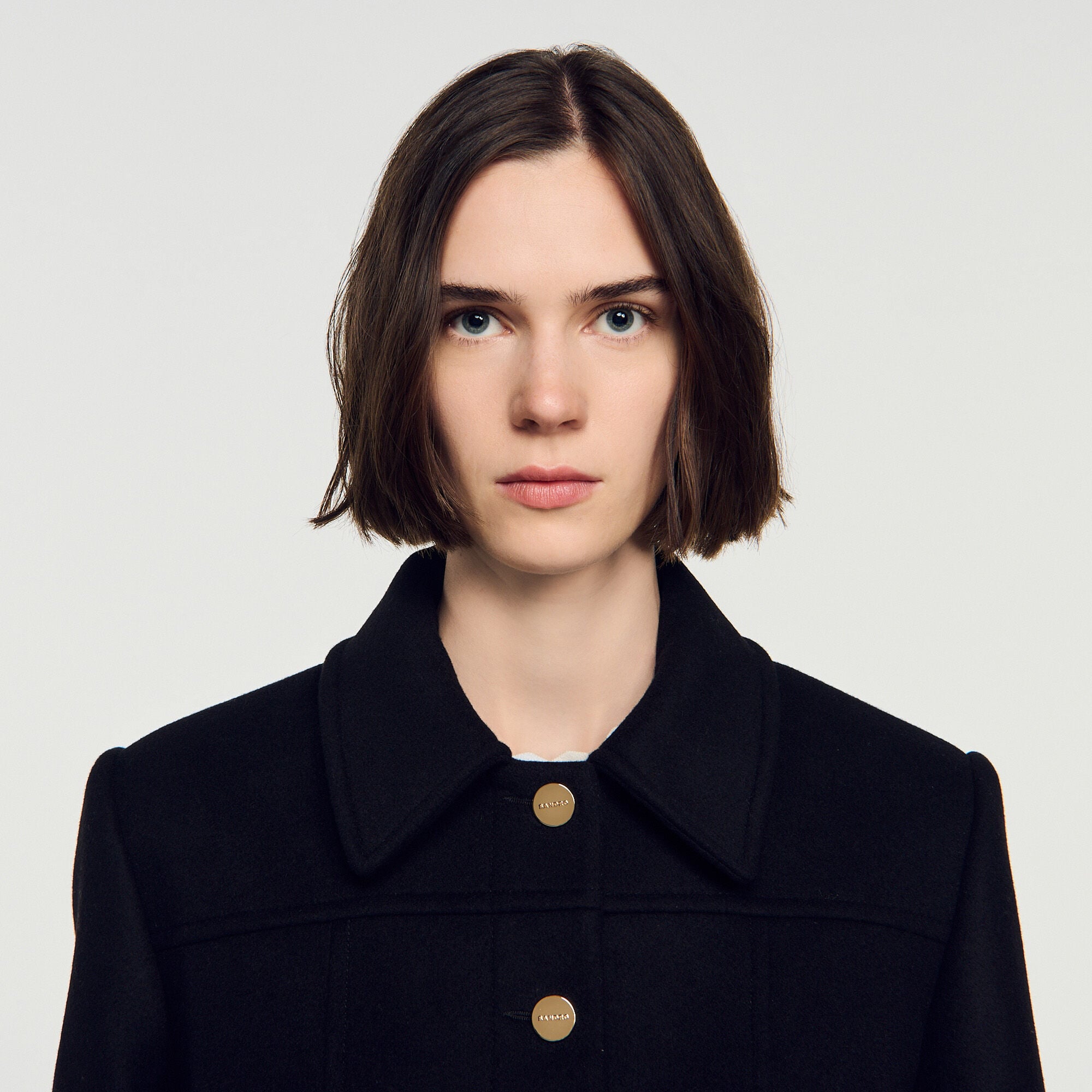 2-in-1 effect wool coat - Women | Sandro