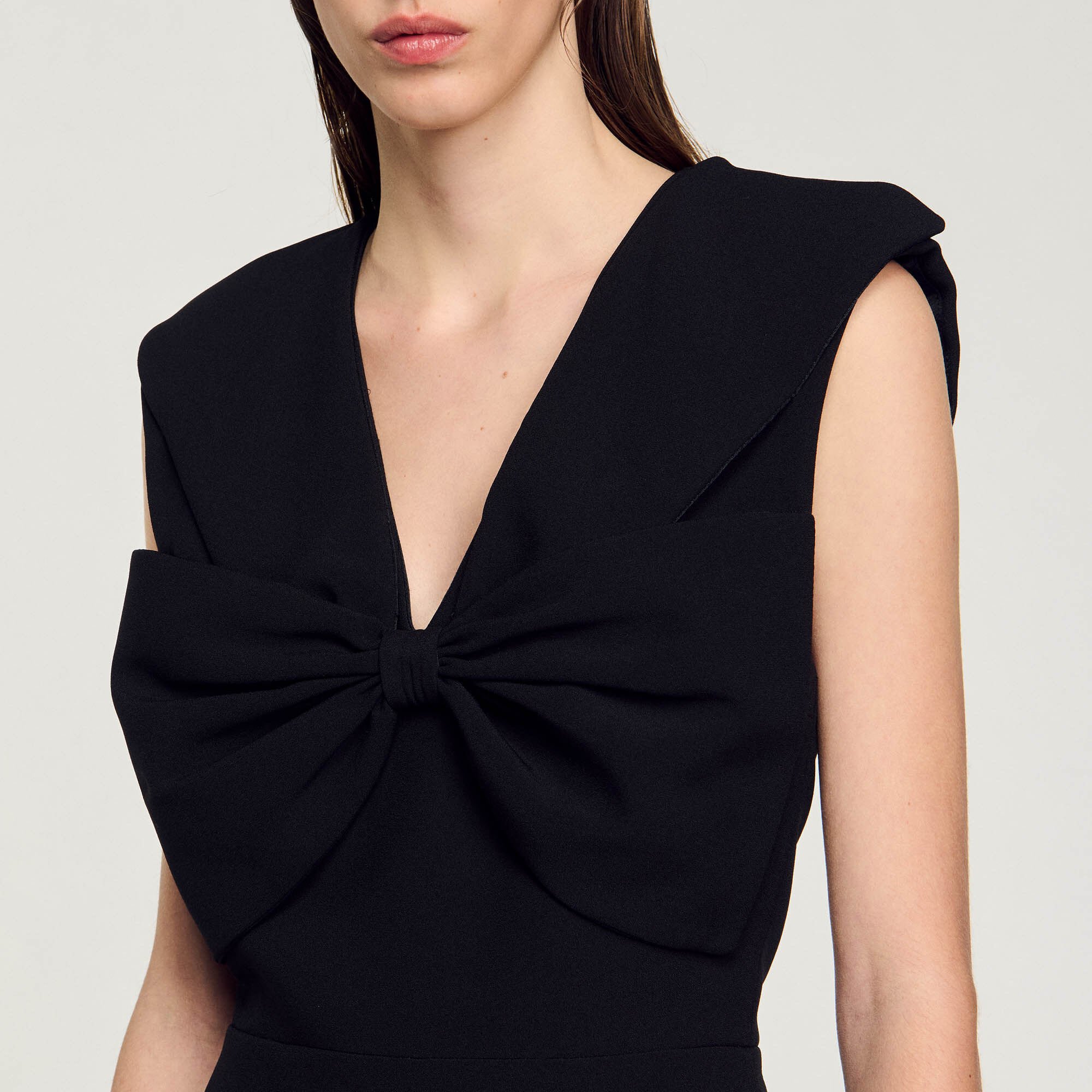 Short Dress With Bow