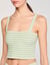 Rhinestone knit crop top