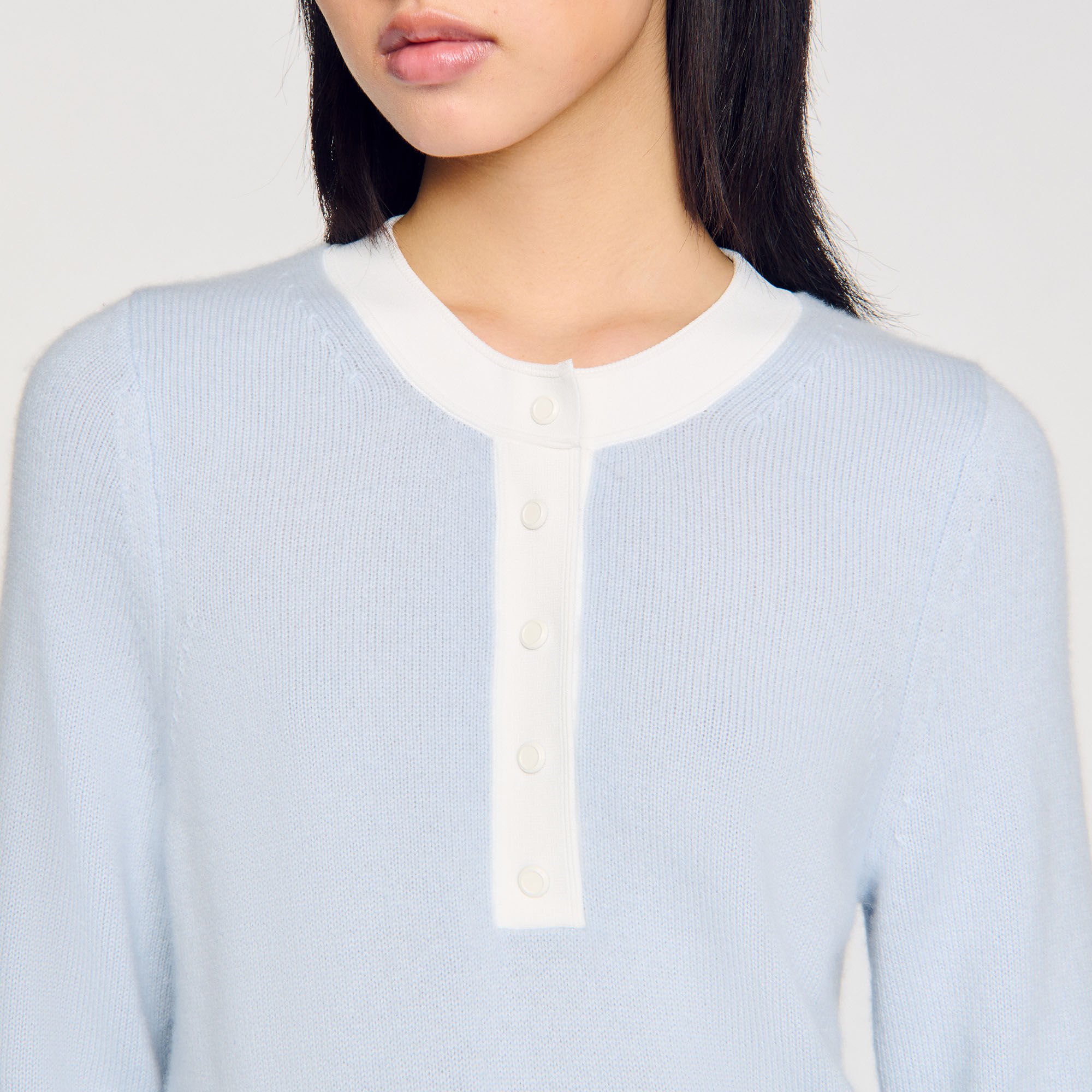 Wool and cashmere sweater