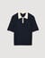 Two-tone polo shirt