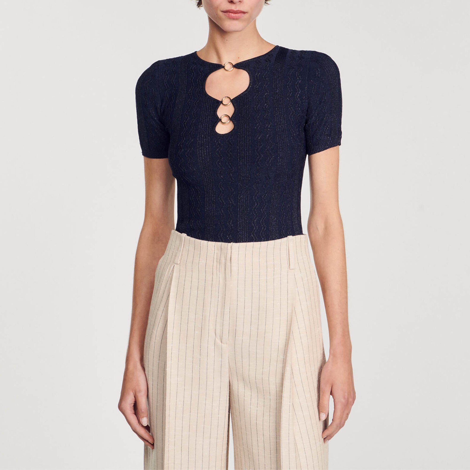 Glitter Knit Top