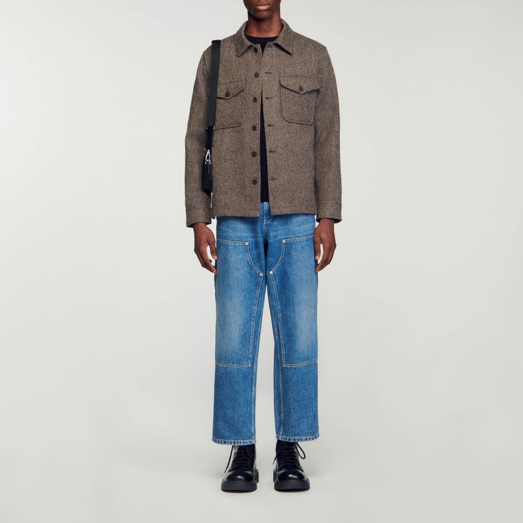 Wool overshirt