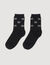 Double S rhinestone socks
