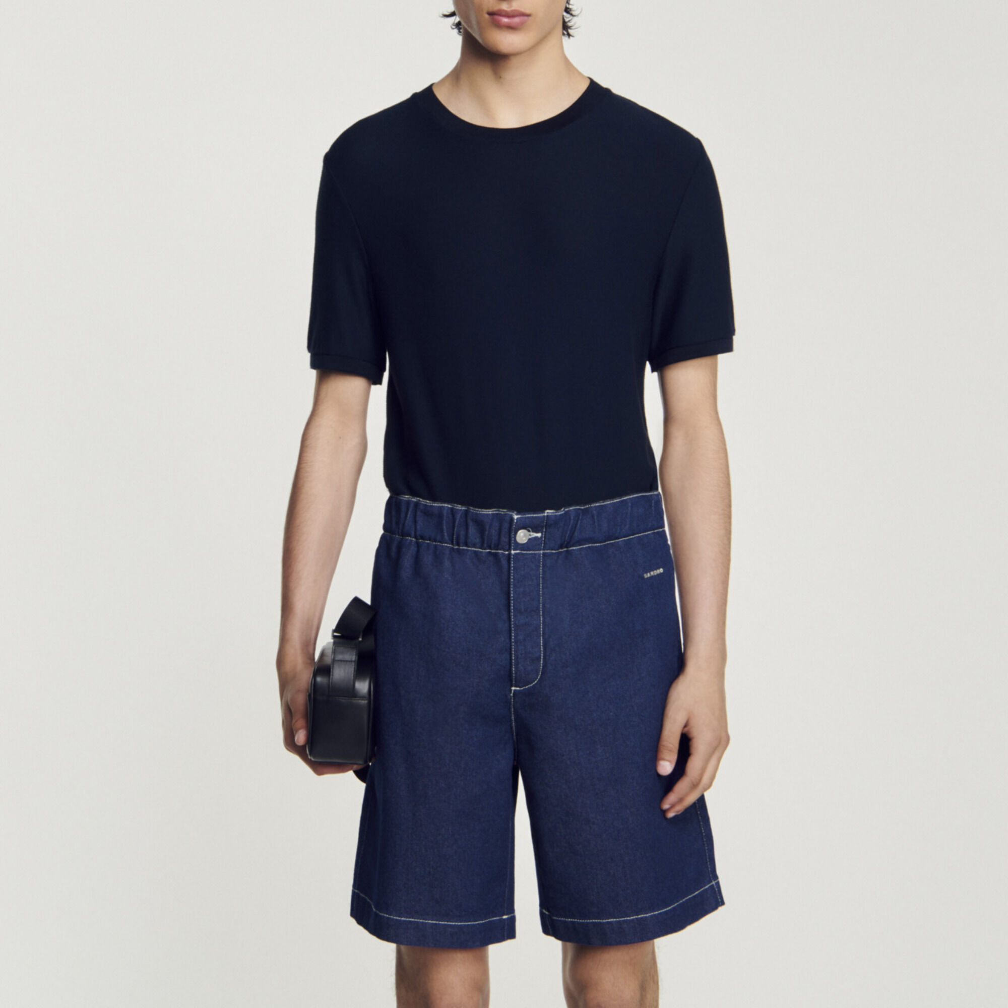 Denim shorts