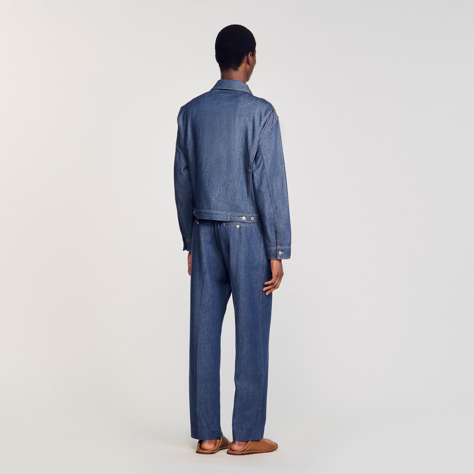 Chambray jacket for Men | Sandro Paris