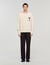 Wool sweater with flower detail