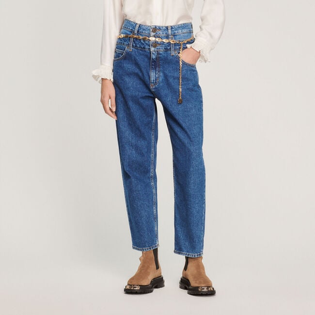 Trompe l'&oelig;il mom jeans