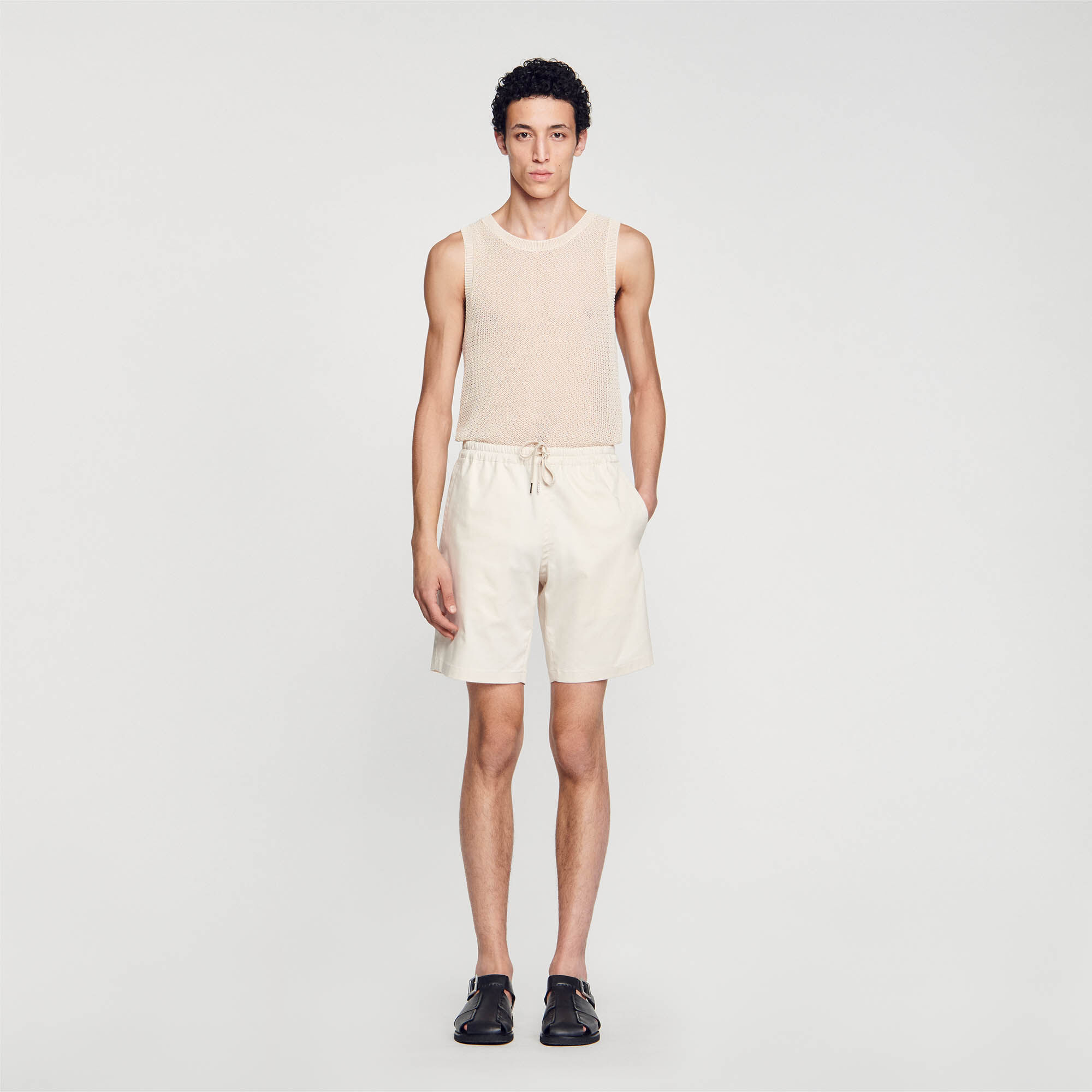 【Eaphi】 FLUFFY SHORT PANTS beige jjxx-jxellasummerhwshortspntln