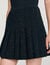 Mini tweed pleated skirt
