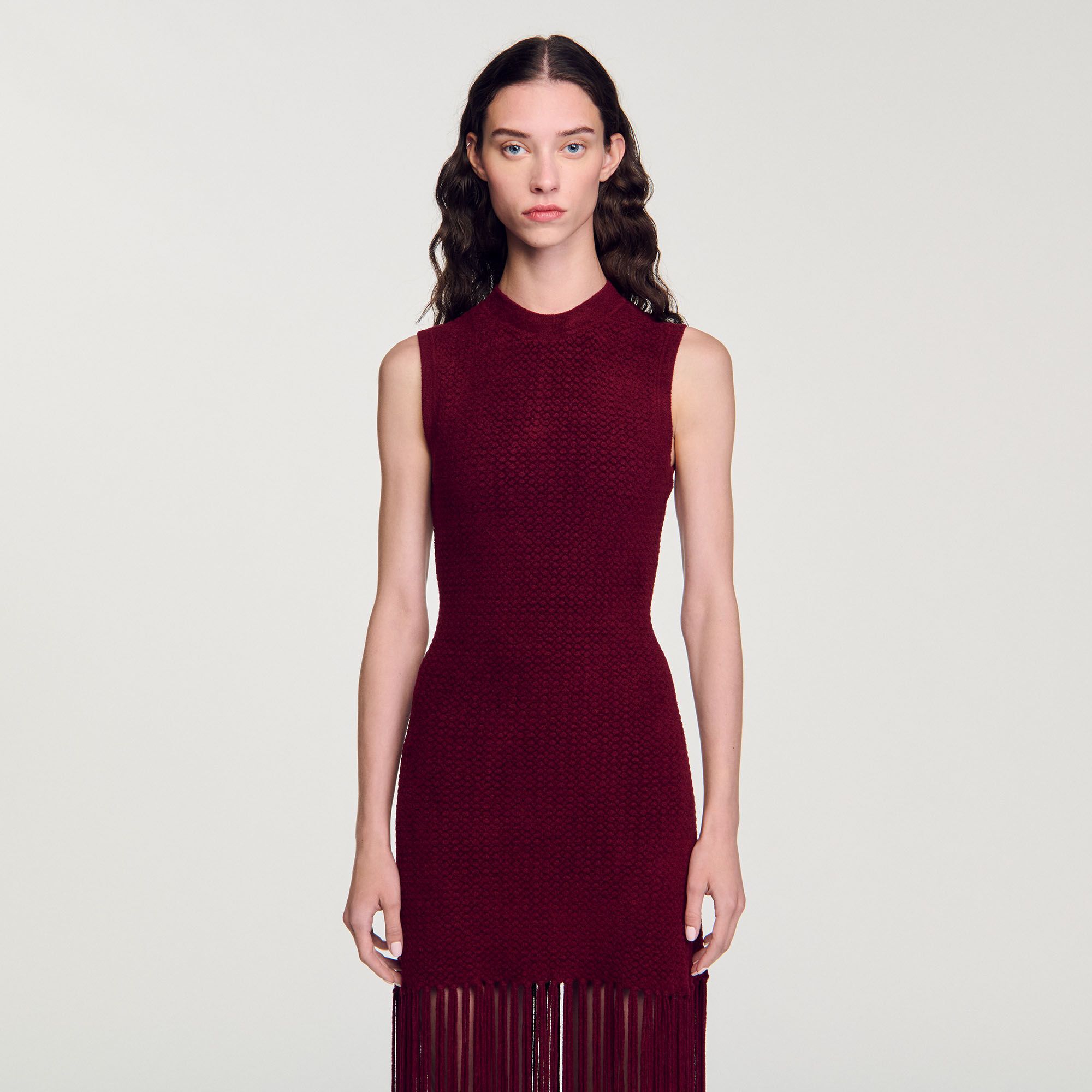 Velvet knit dress