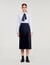 Midi pleated skirt