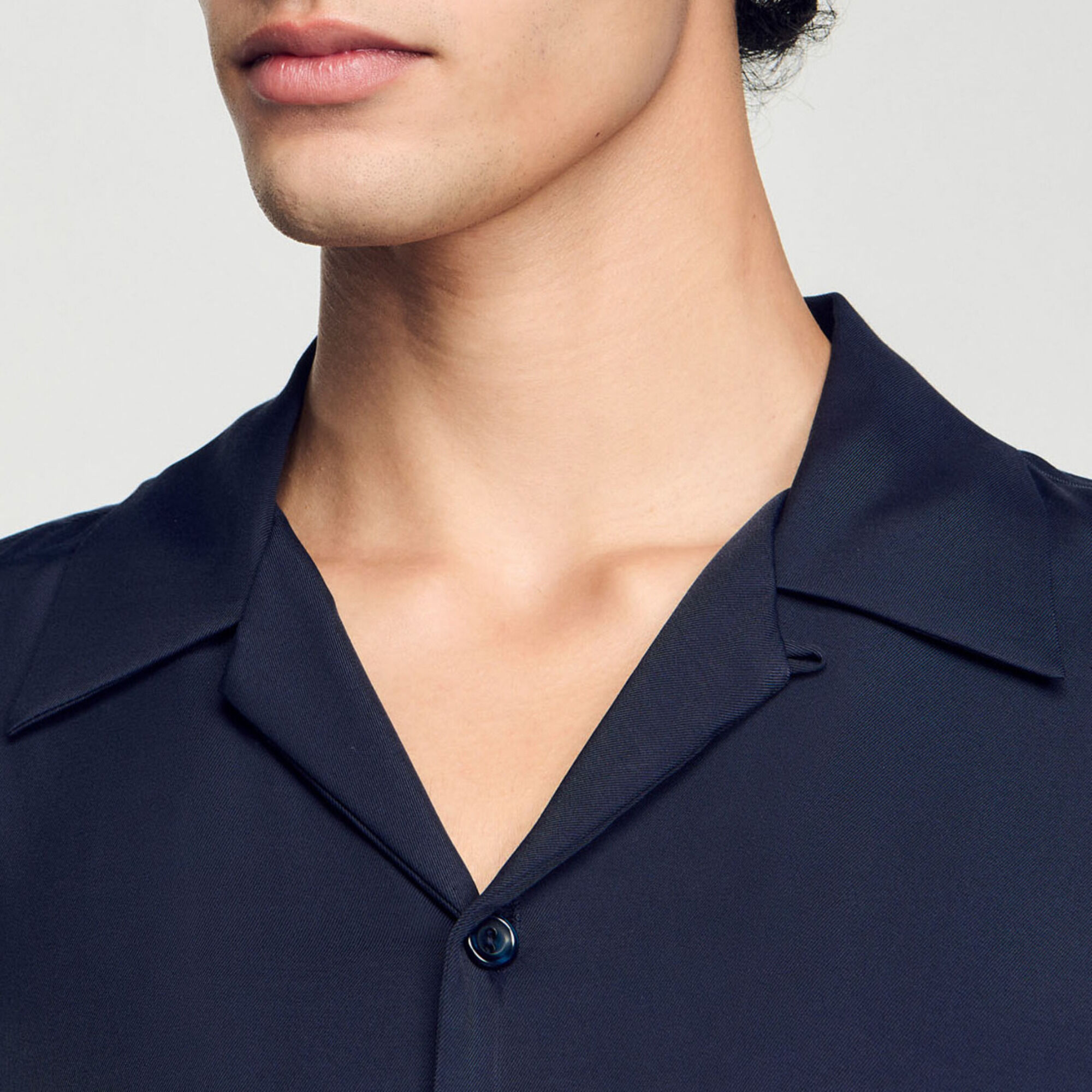 Shark collar shirt