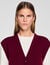 Two-tone wool and cashmere sweater