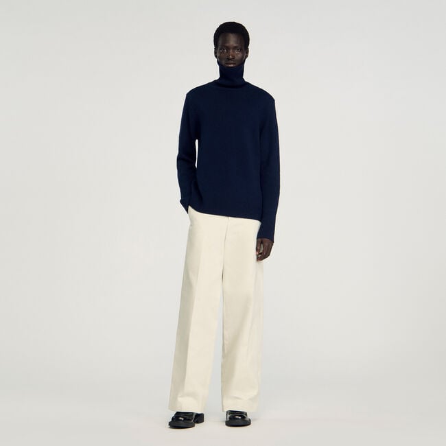 Wool and cashmere turtleneck