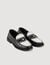 Two-tone studded loafers