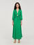 Floral jacquard maxi dress