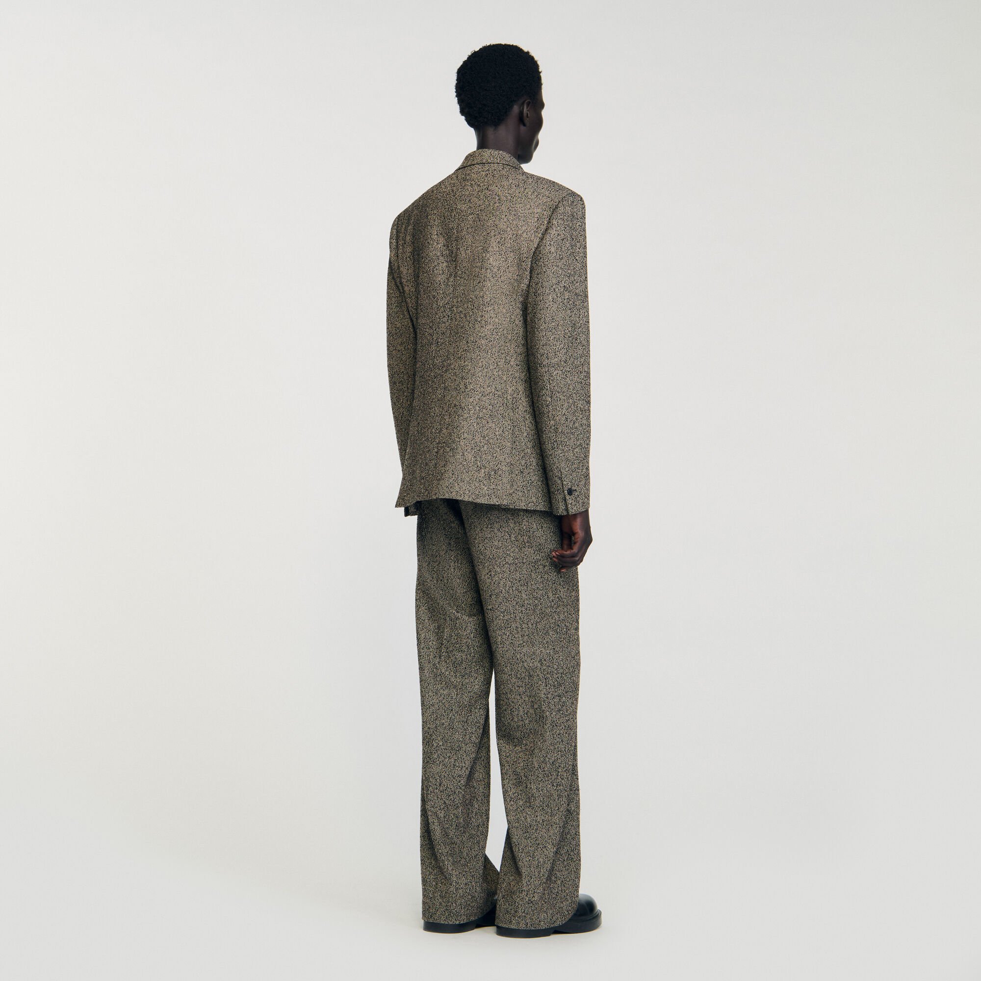 Double-breasted suit jacket