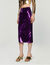 Sequin midi skirt