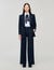 Minimal chalk-striped trousers