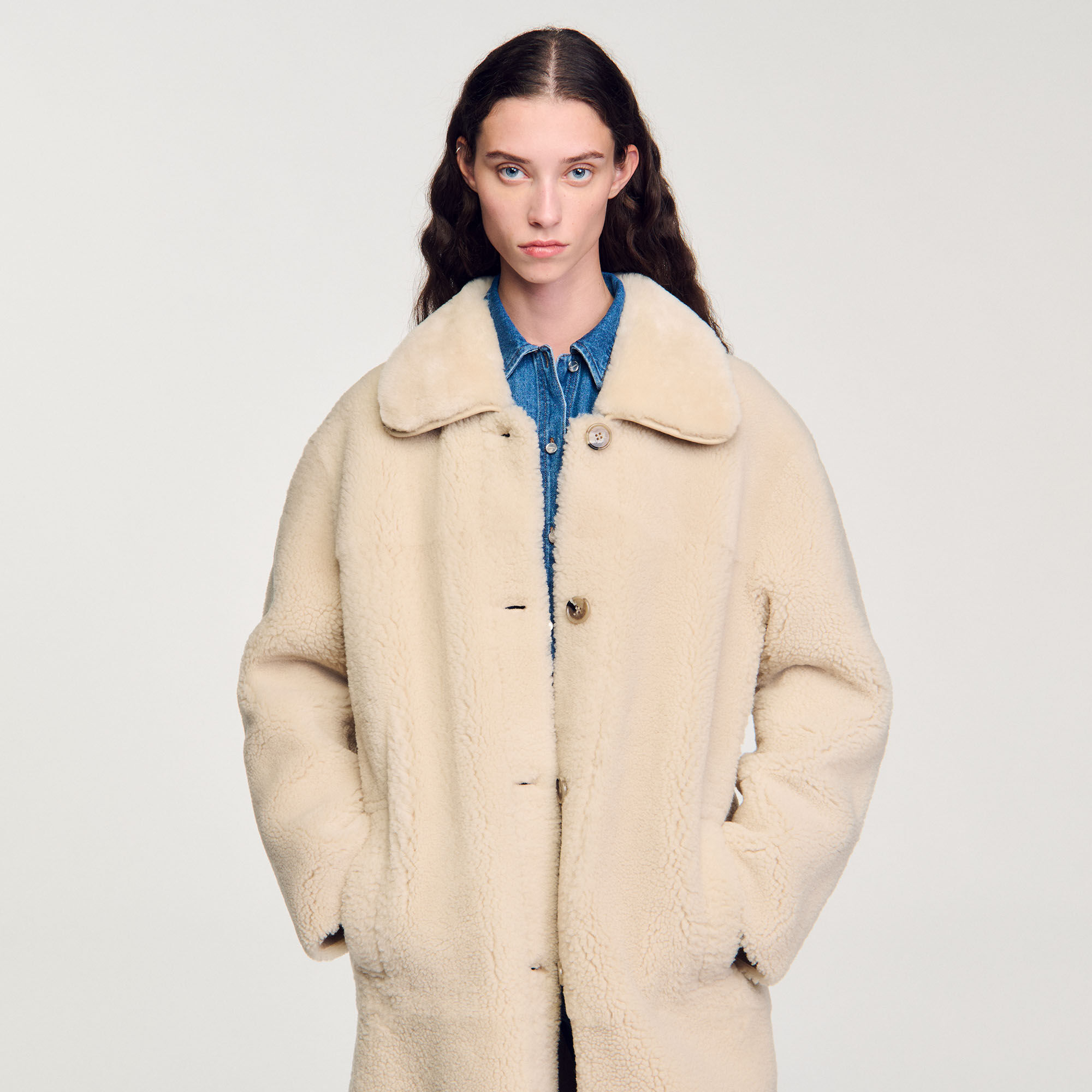 Shearling coat