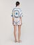 Spiral-motif shorts