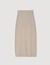 Maxi two-tone knit skirt