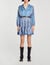Short tie-print dress