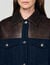 Denim and leather jacket Denim and leather jacket