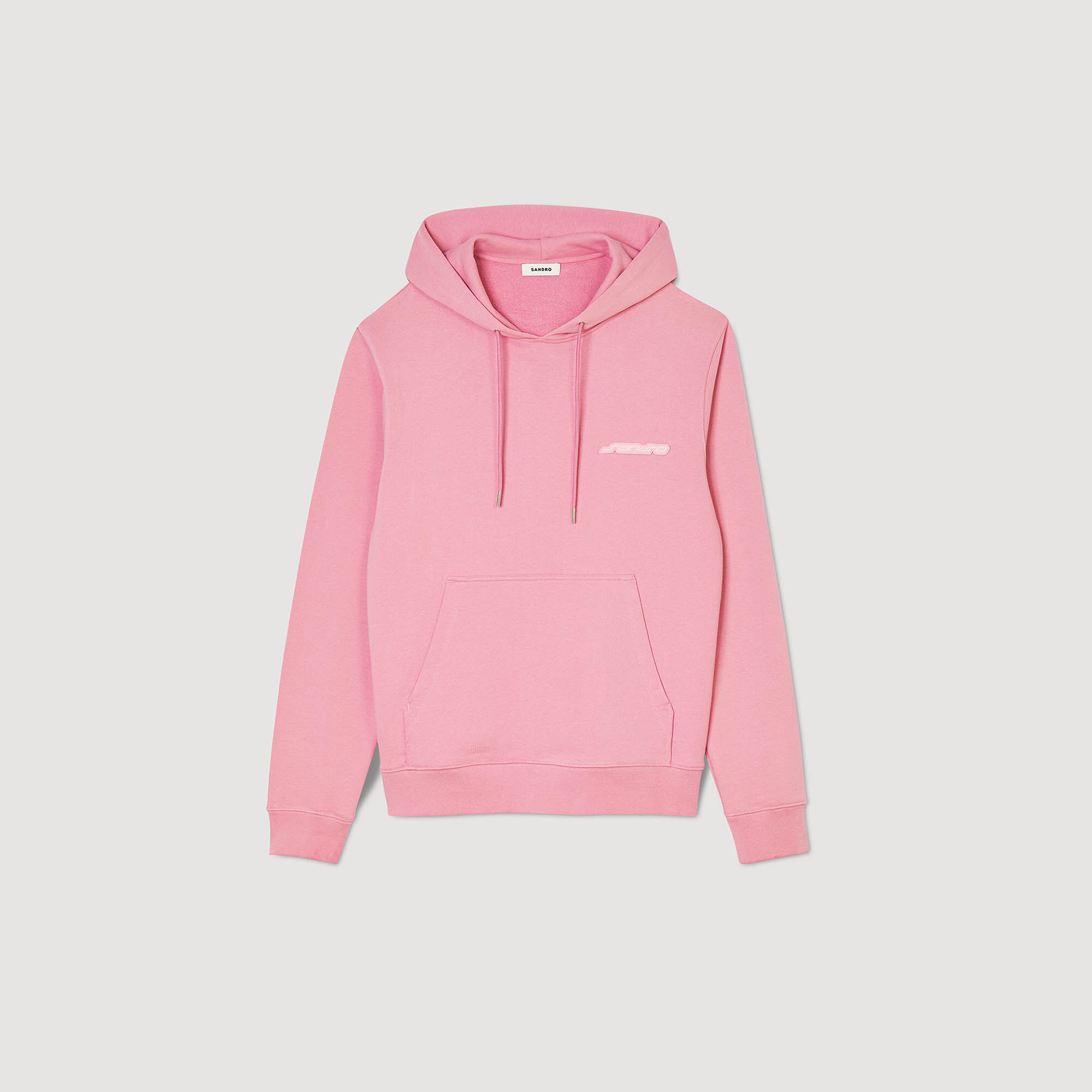 Hoodie pink for Men | Sandro Paris