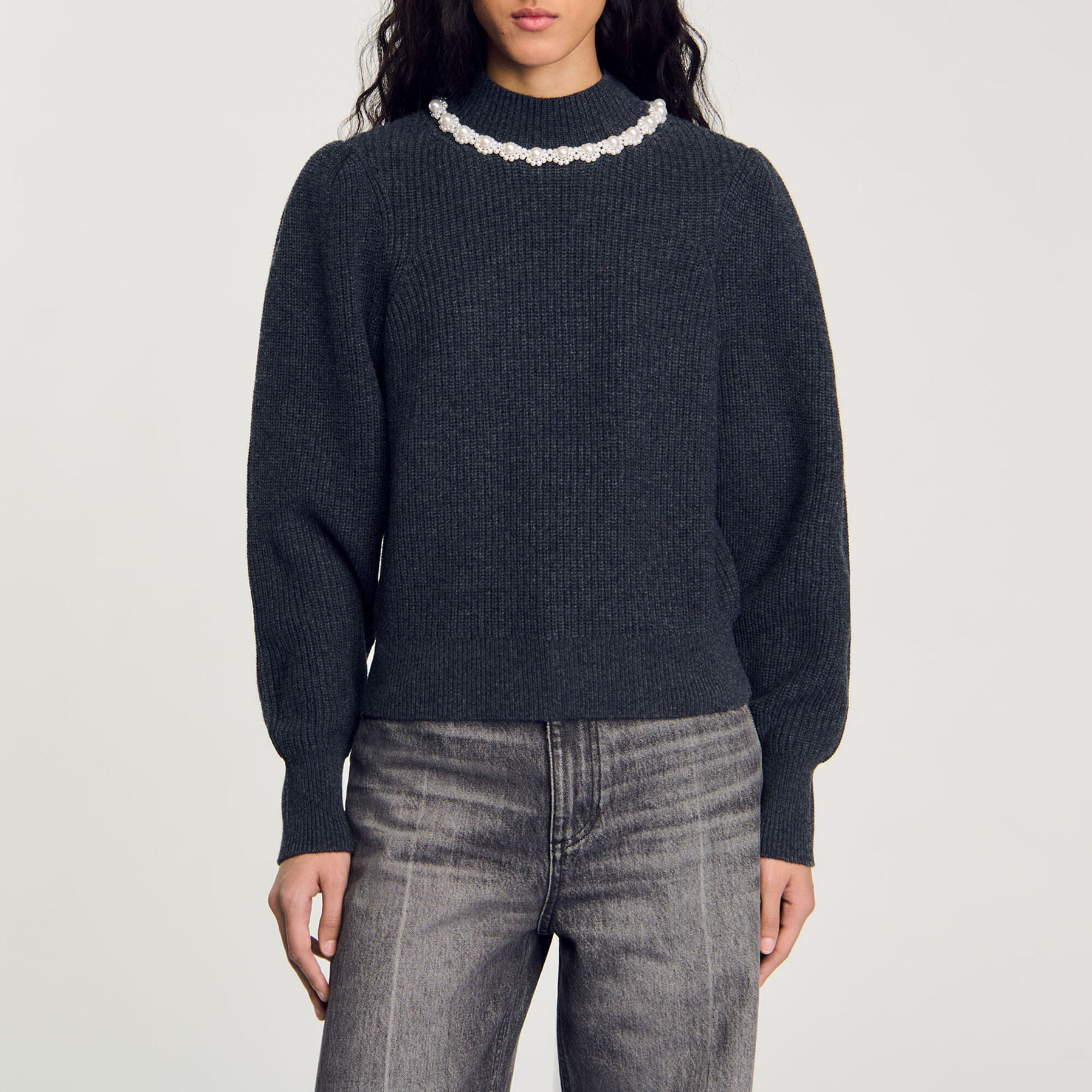 Ribbed Wool and Cashmere Sweater