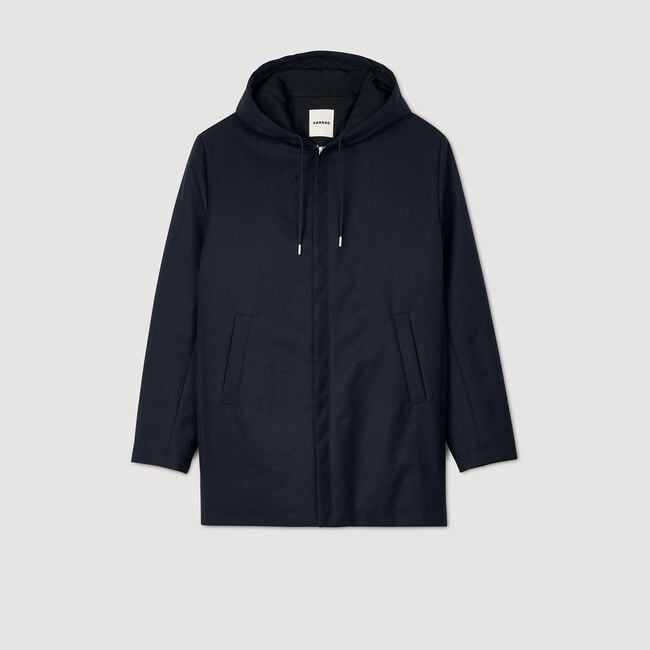 Hooded parka with zip - Men | Sandro