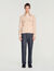 Waffle-effect zip-up jacket