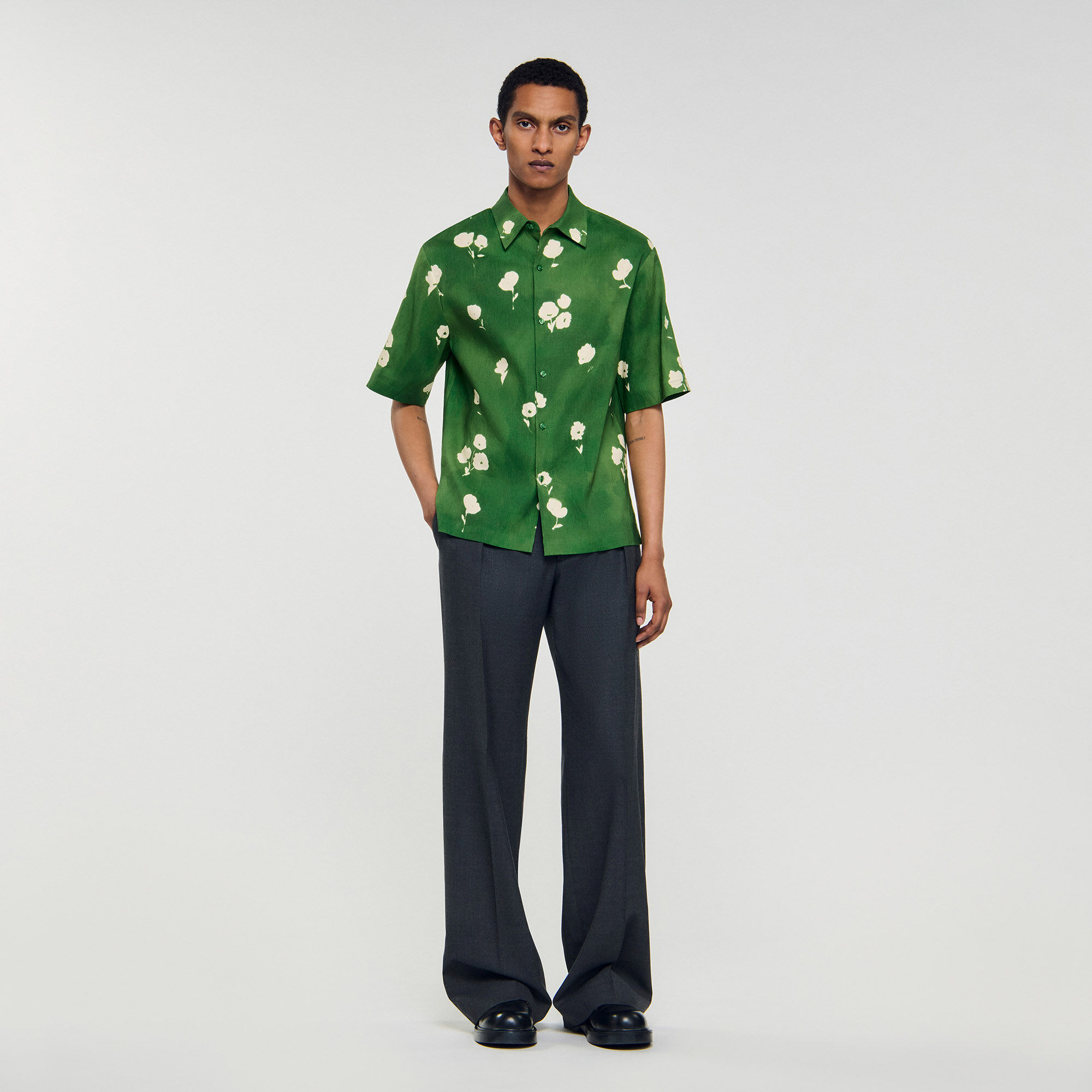 Short Sleeve Shirts | Men | Sandro-paris.com