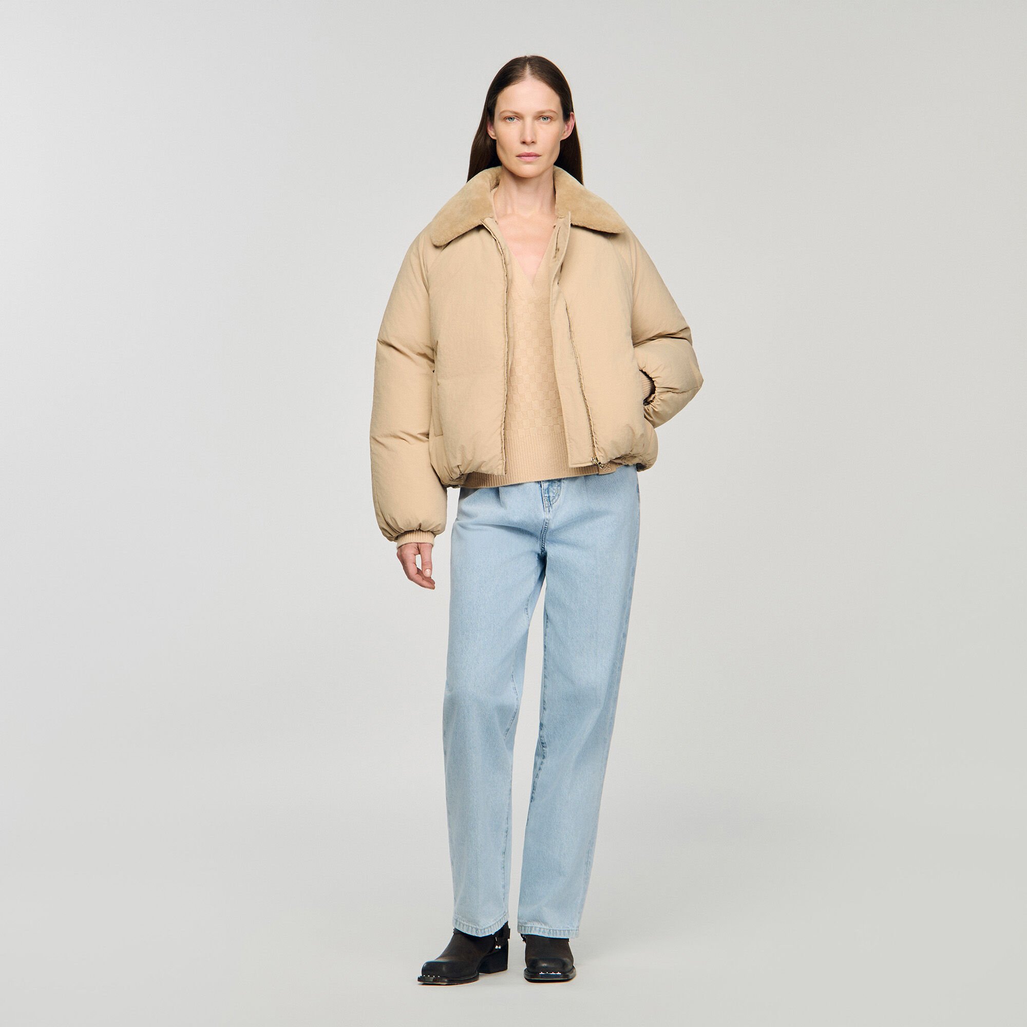 Polo-neck sweater