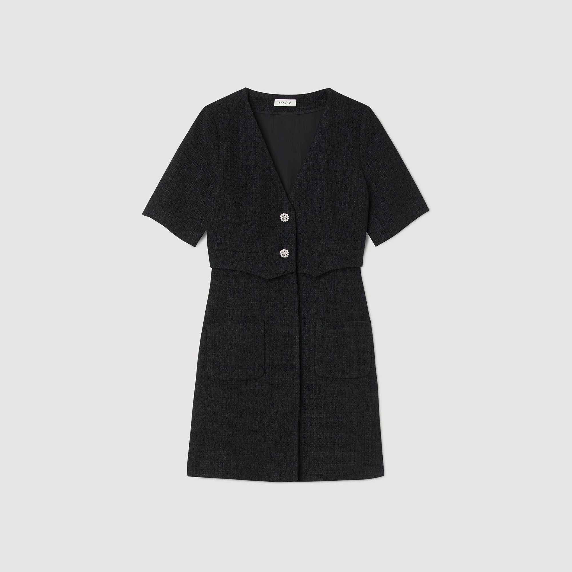 Short tweed dress