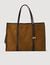 Suede tote bag