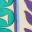 Green / Purple