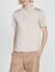 Short-sleeve knitted polo shirt
