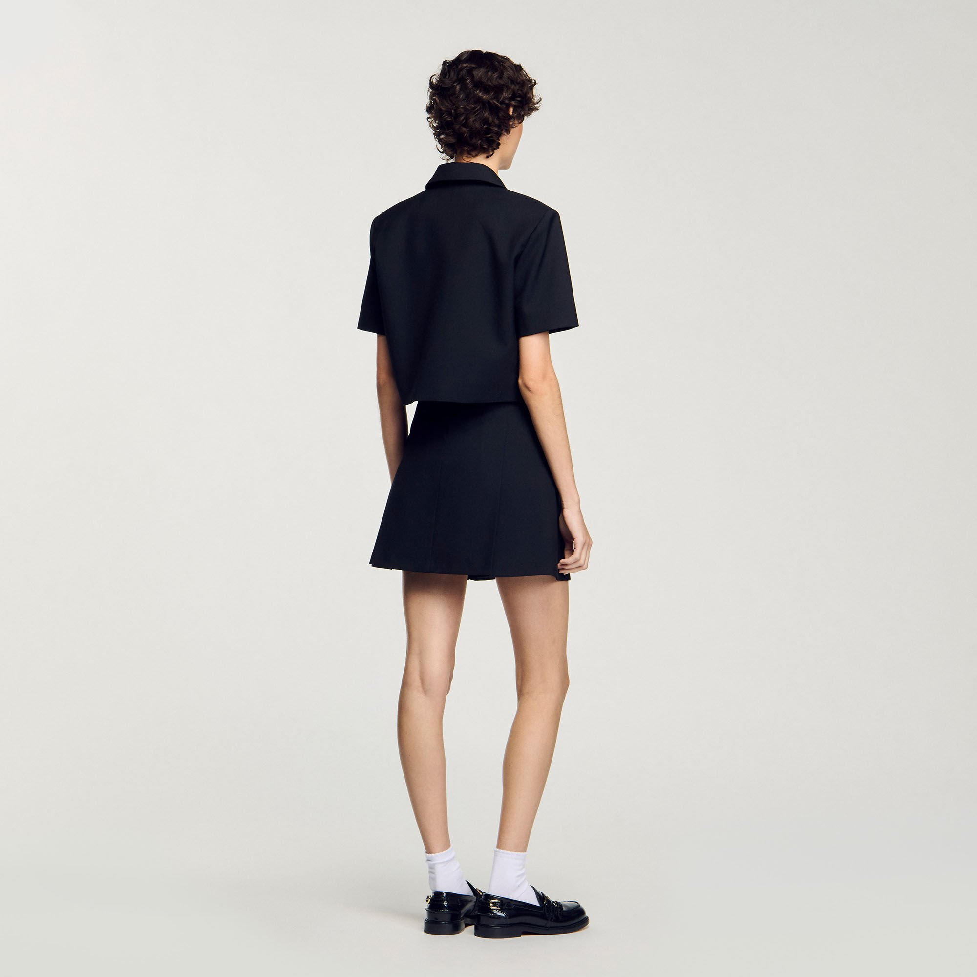 Mini pleated skirt
