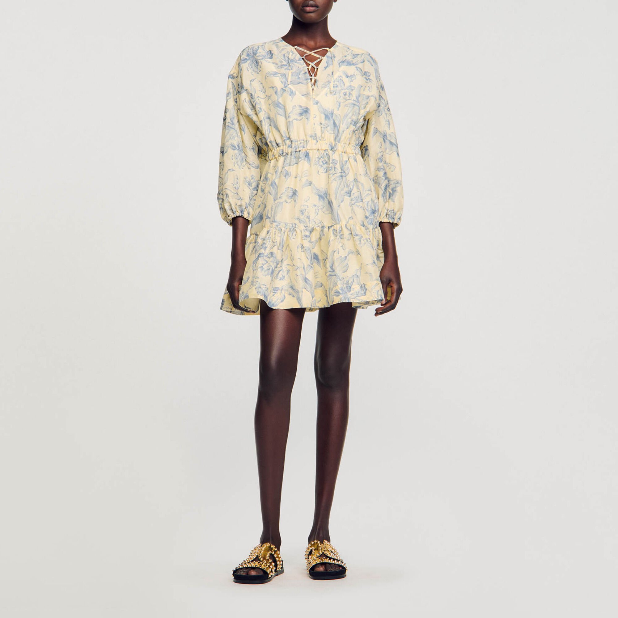 Floral print dress