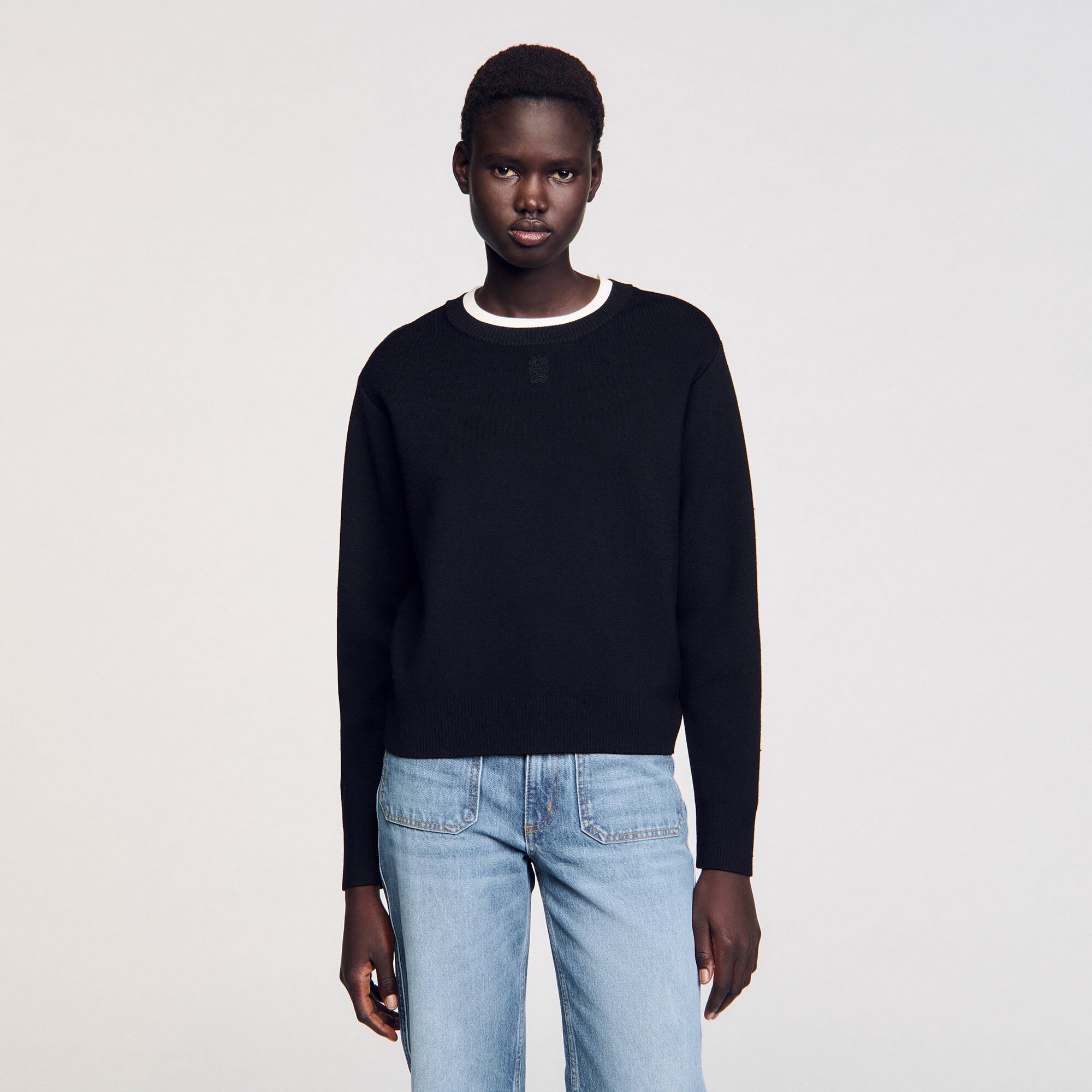 Wool blend sweater