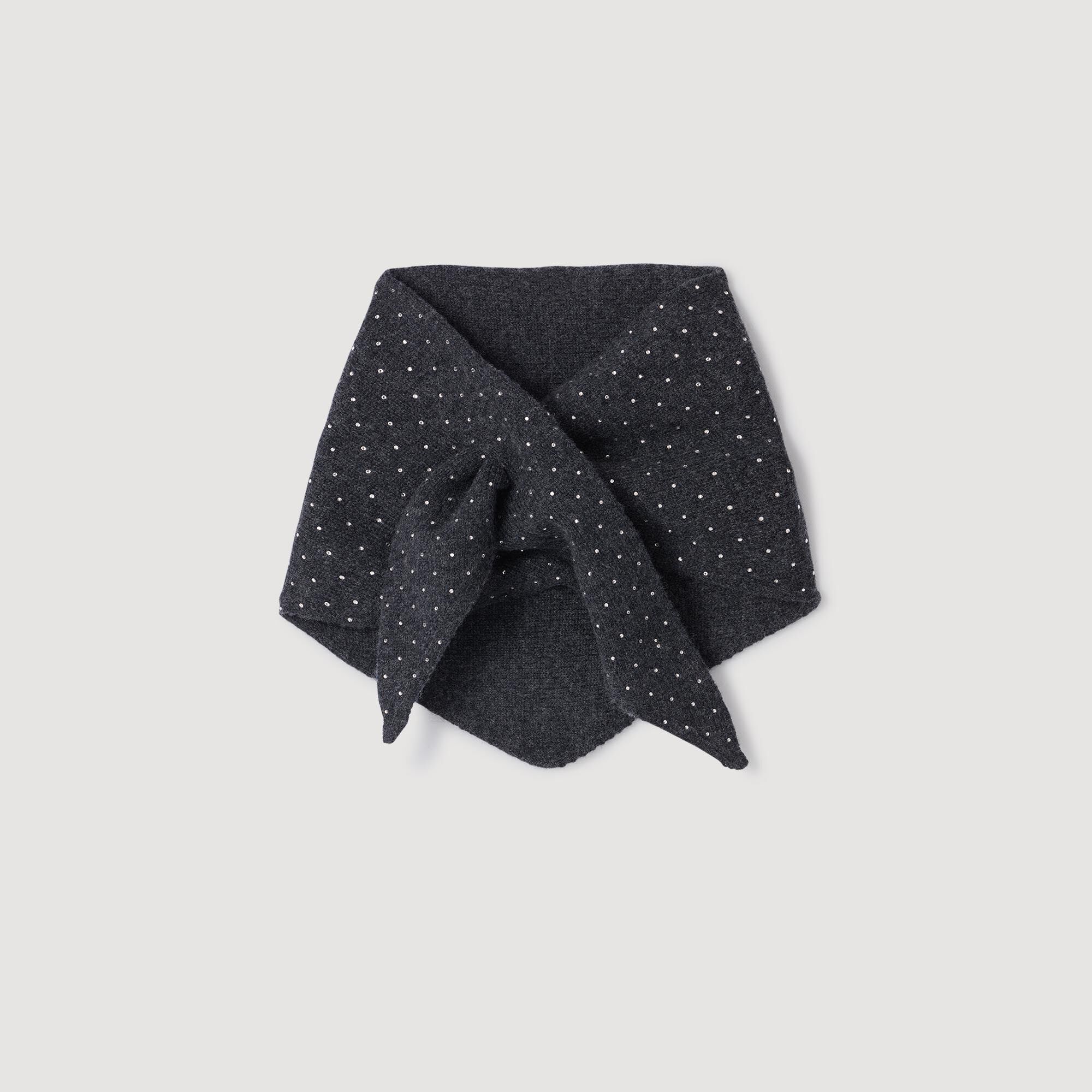 Wool and cashmere scarf